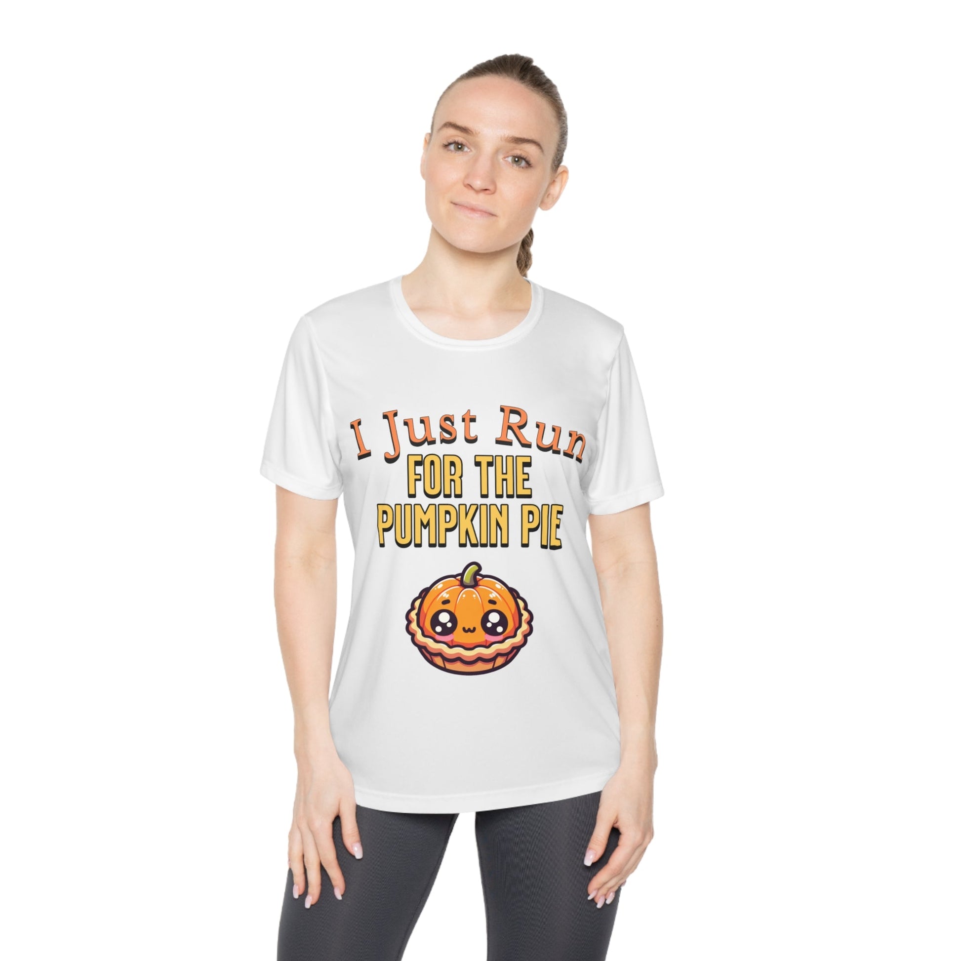 I Just Run for the Pumpkin Pie - Ladies Competitor Tee - Forward Gear Athletics