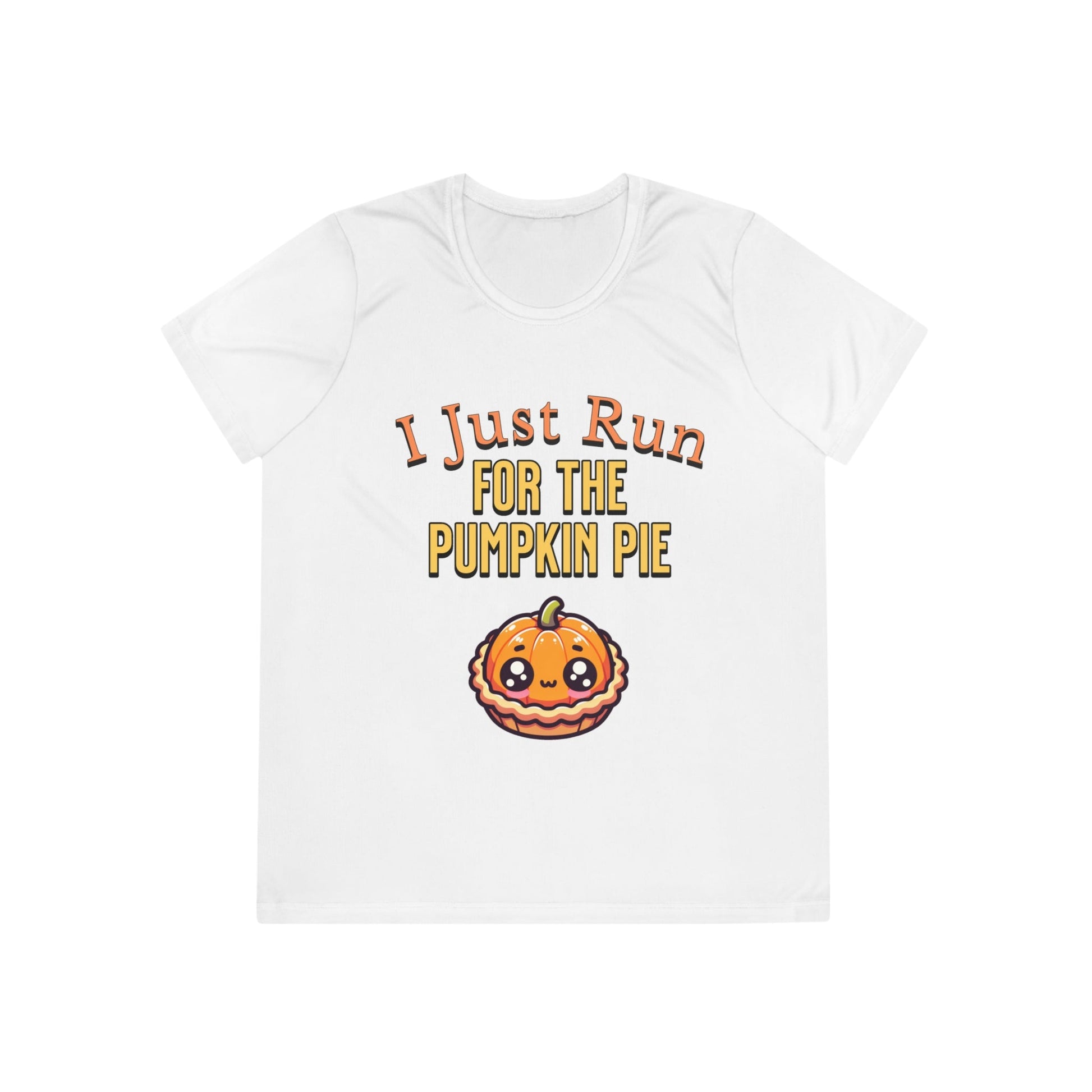 I Just Run for the Pumpkin Pie - Ladies Competitor Tee - Forward Gear Athletics