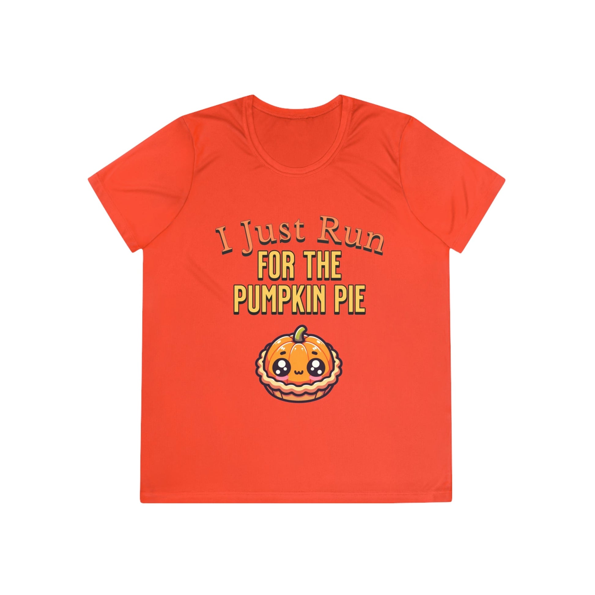 I Just Run for the Pumpkin Pie - Ladies Competitor Tee - Forward Gear Athletics