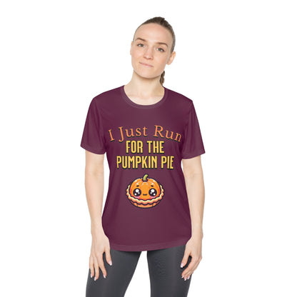 I Just Run for the Pumpkin Pie - Ladies Competitor Tee - Forward Gear Athletics