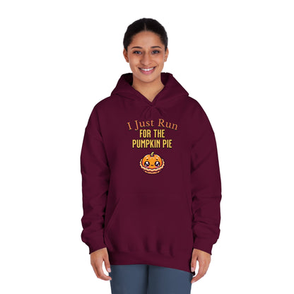 I Just Run for the Pumpkin Pie - Unisex DryBlend® Hooded Sweatshirt - Forward Gear Athletics