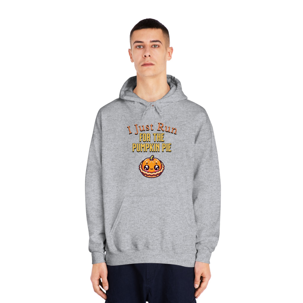 I Just Run for the Pumpkin Pie - Unisex DryBlend® Hooded Sweatshirt - Forward Gear Athletics