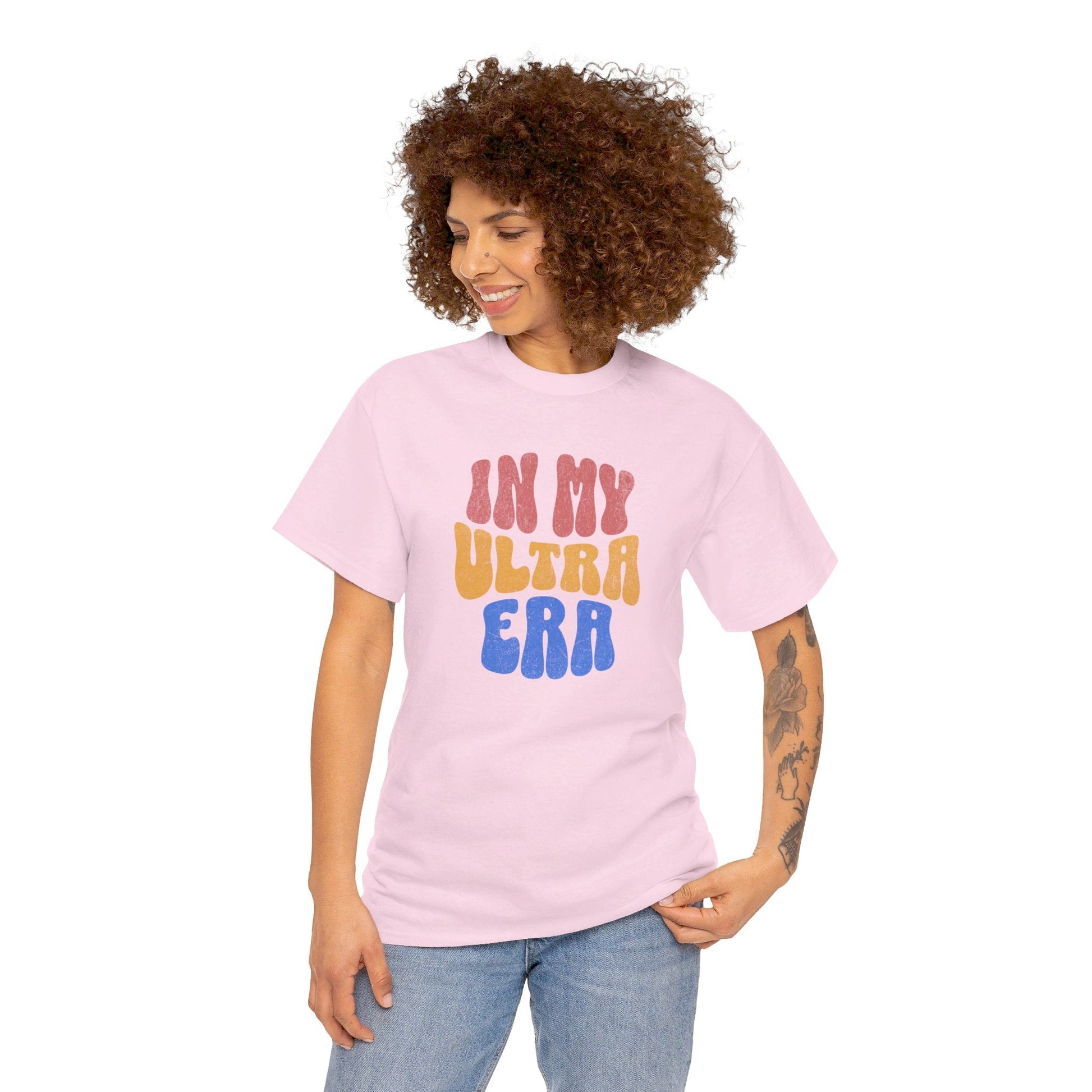 In My Ultra Running Era - Unisex Heavy Cotton Tee - Forward Gear Athletics