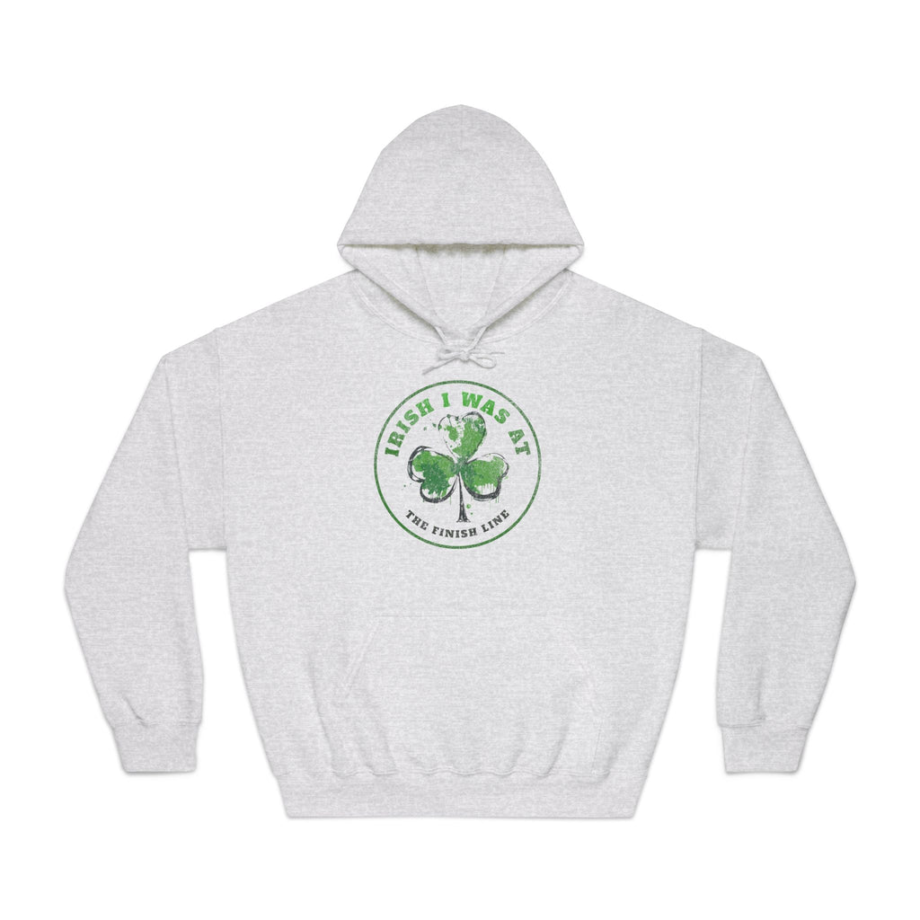 Irish I was at the Finish Line - Unisex DryBlend Hooded Sweatshirt - Forward Gear Athletics