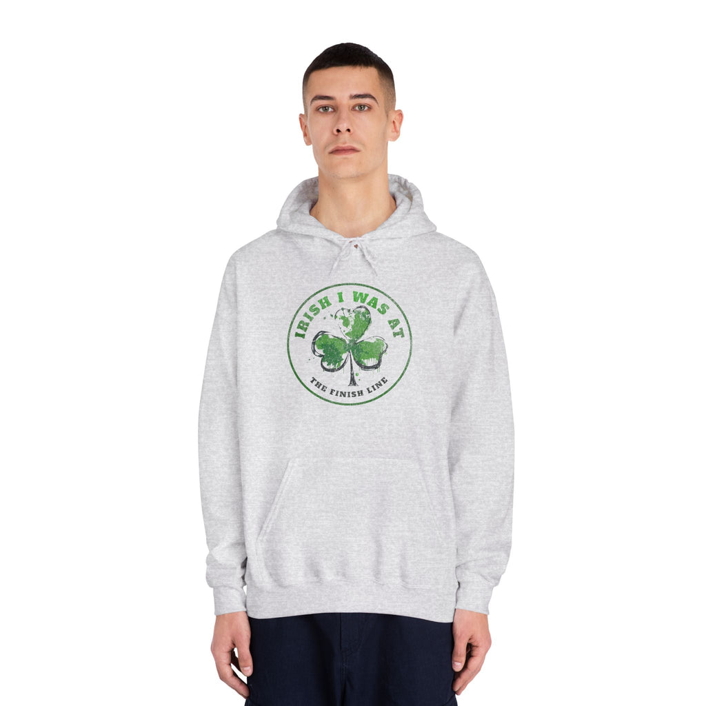 Irish I was at the Finish Line - Unisex DryBlend Hooded Sweatshirt - Forward Gear Athletics