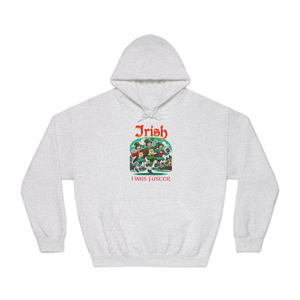 Irish I Was Faster - Unisex DryBlend Hooded Sweatshirt - Forward Gear Athletics