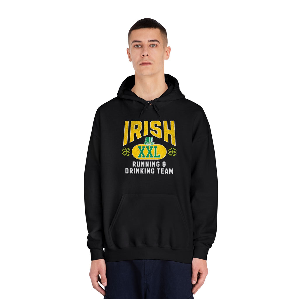 Irish Running and Drinking Team - Unisex DryBlend Hooded Sweatshirt - Forward Gear Athletics