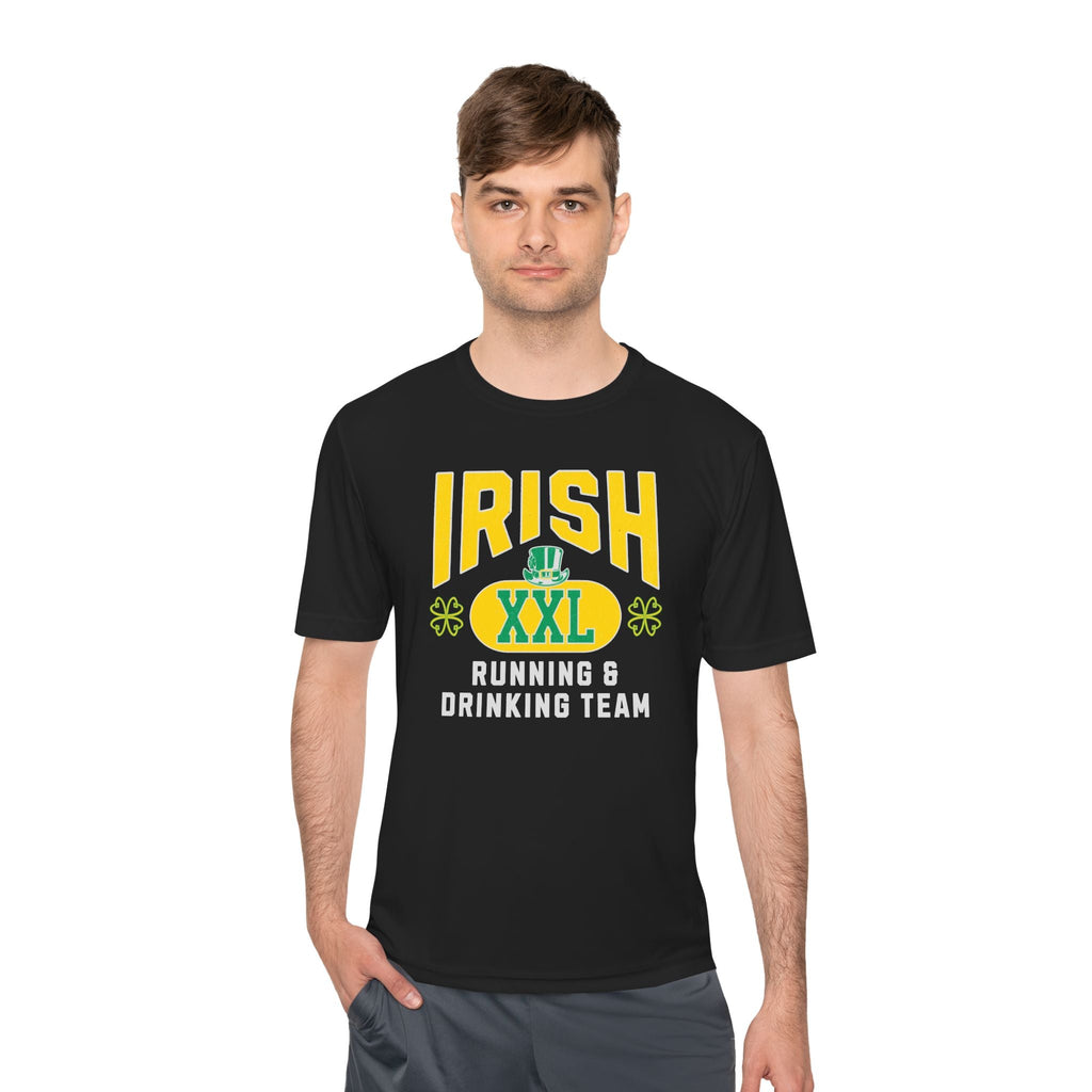Irish Running and Drinking Team - Unisex Moisture Wicking Tee - Forward Gear Athletics