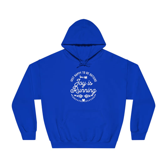 Joy is Running - Unisex DryBlend Hooded Sweatshirt - Forward Gear Athletics