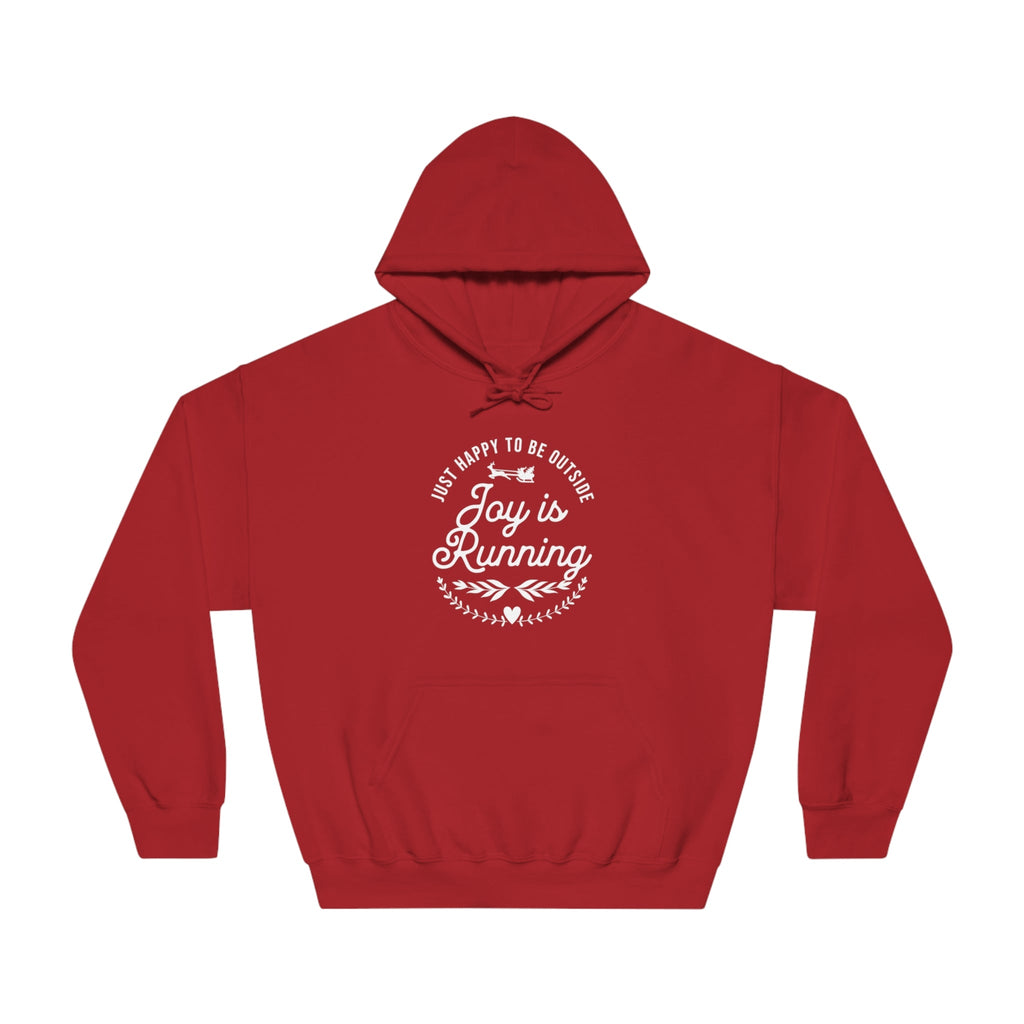 Joy is Running - Unisex DryBlend Hooded Sweatshirt - Forward Gear Athletics