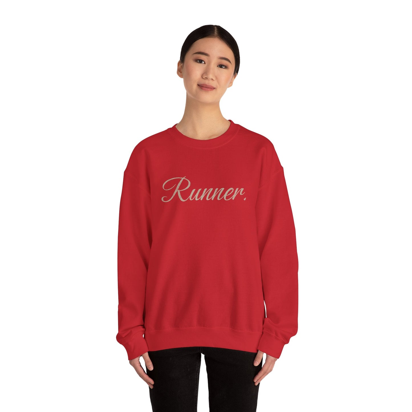 Just A Runner - Unisex Heavy Blend™ Crewneck Sweatshirt - Forward Gear Athletics