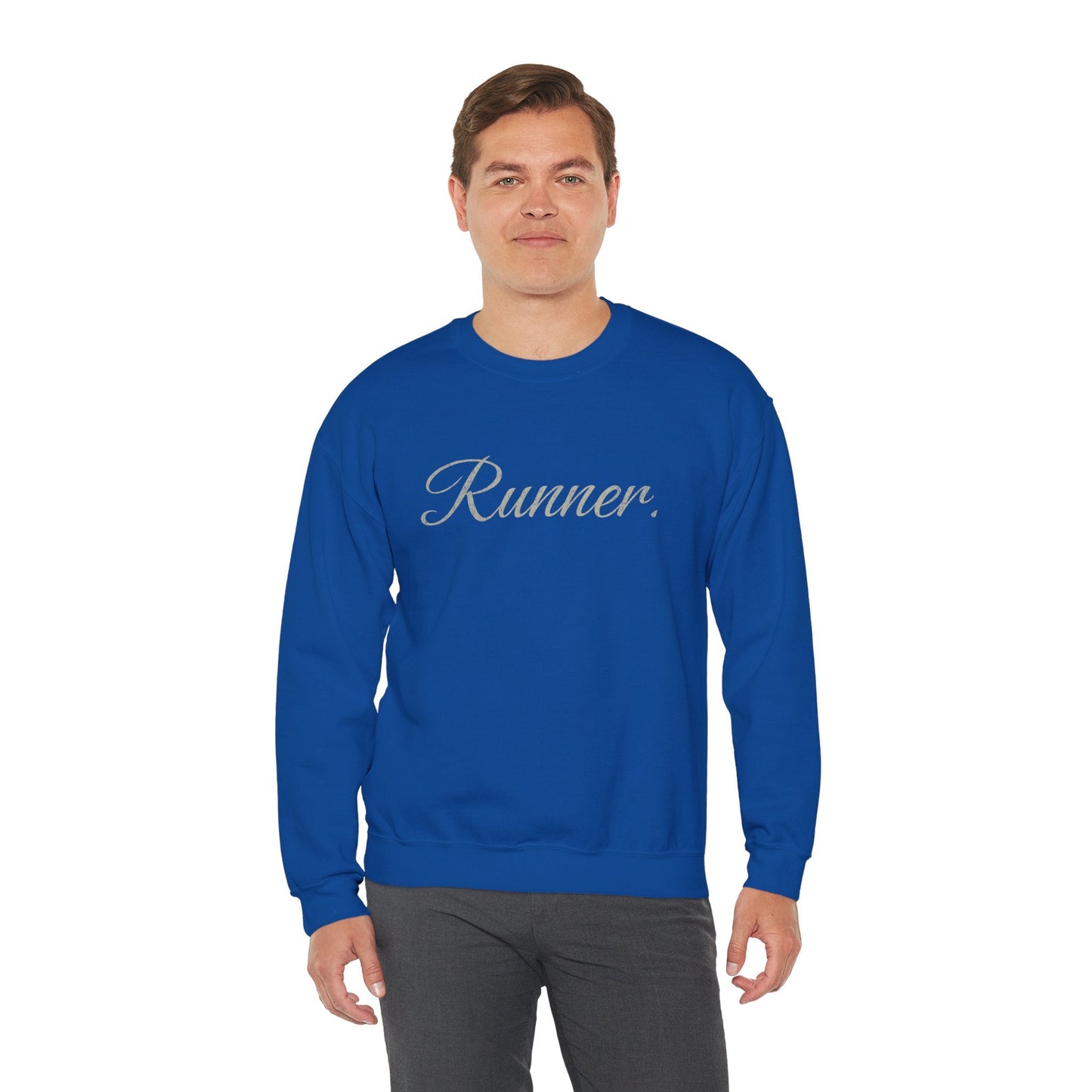 Just A Runner - Unisex Heavy Blend™ Crewneck Sweatshirt - Forward Gear Athletics