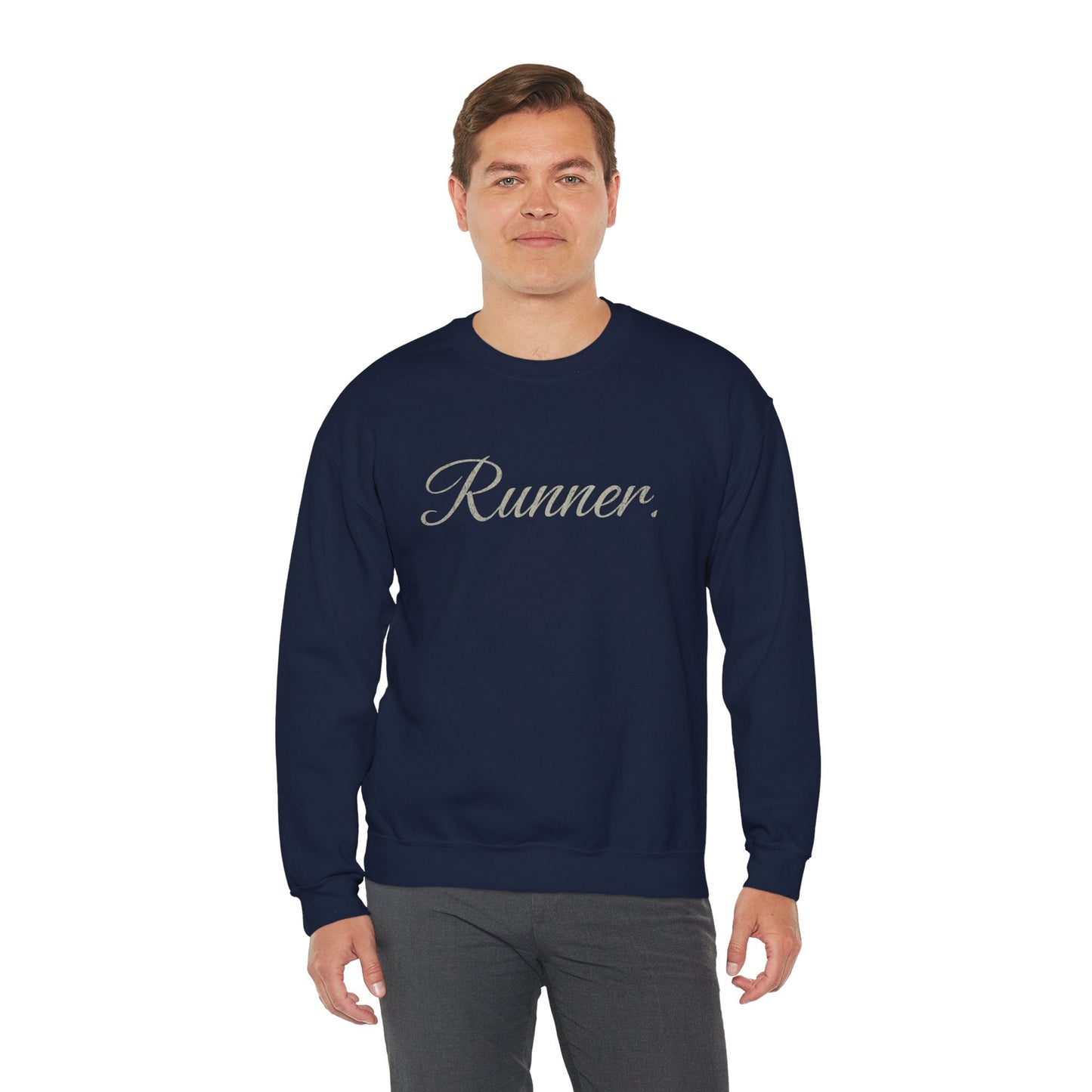 Just A Runner - Unisex Heavy Blend™ Crewneck Sweatshirt - Forward Gear Athletics