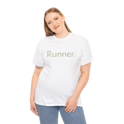 Just a Runner - Unisex Heavy Cotton Tee - Forward Gear Athletics