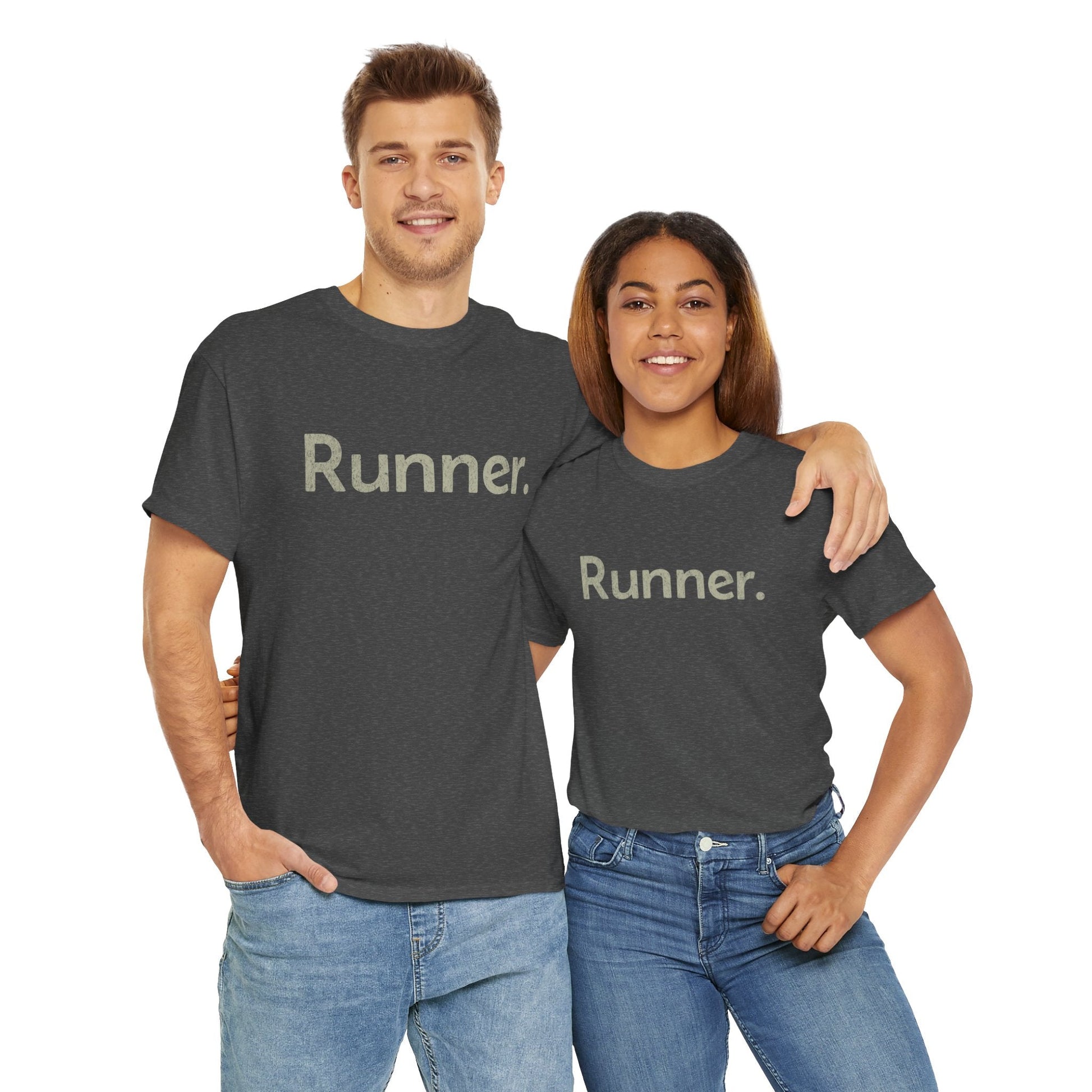 Just a Runner - Unisex Heavy Cotton Tee - Forward Gear Athletics