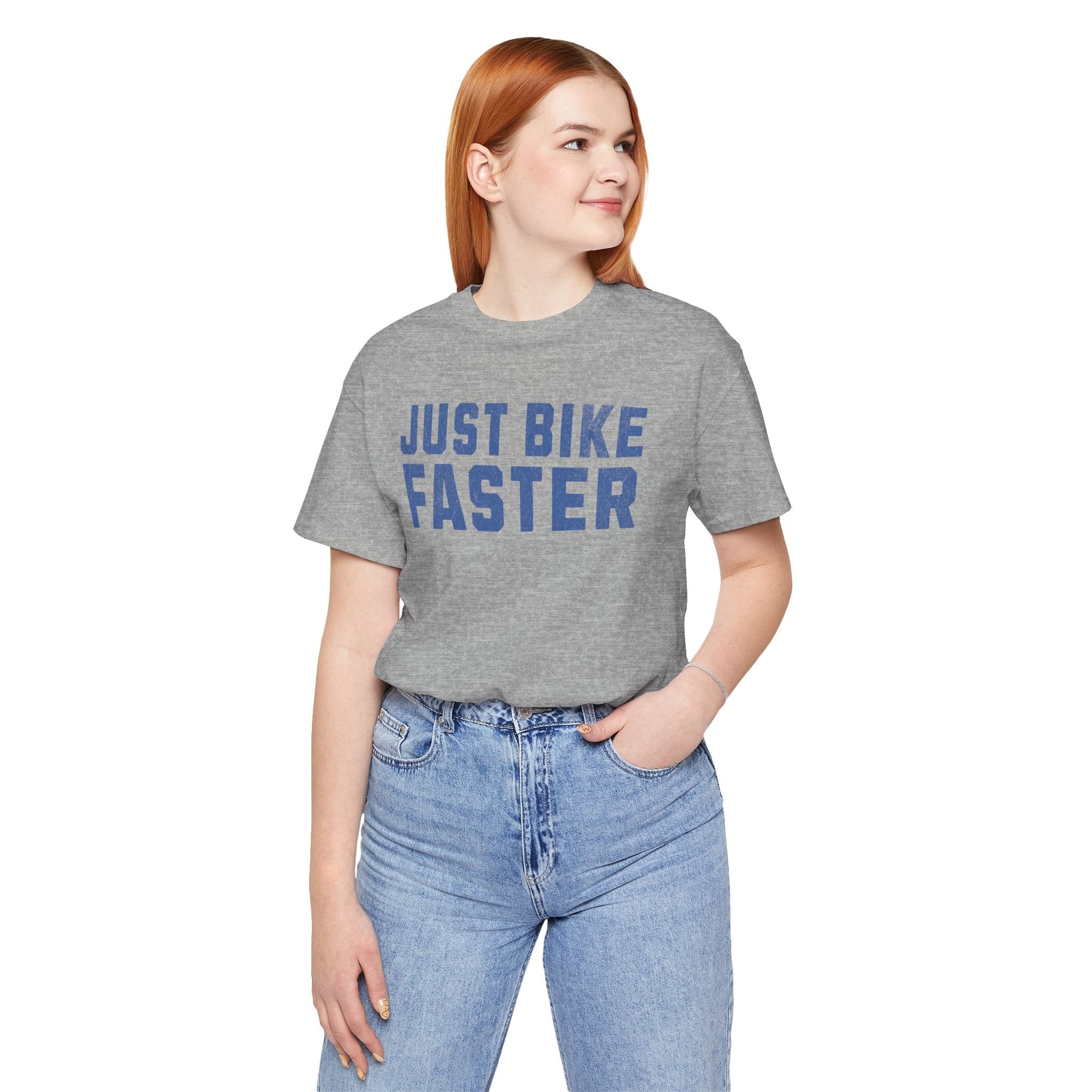 Just Bike Faster Tee - Unisex - Forward Gear Athletics