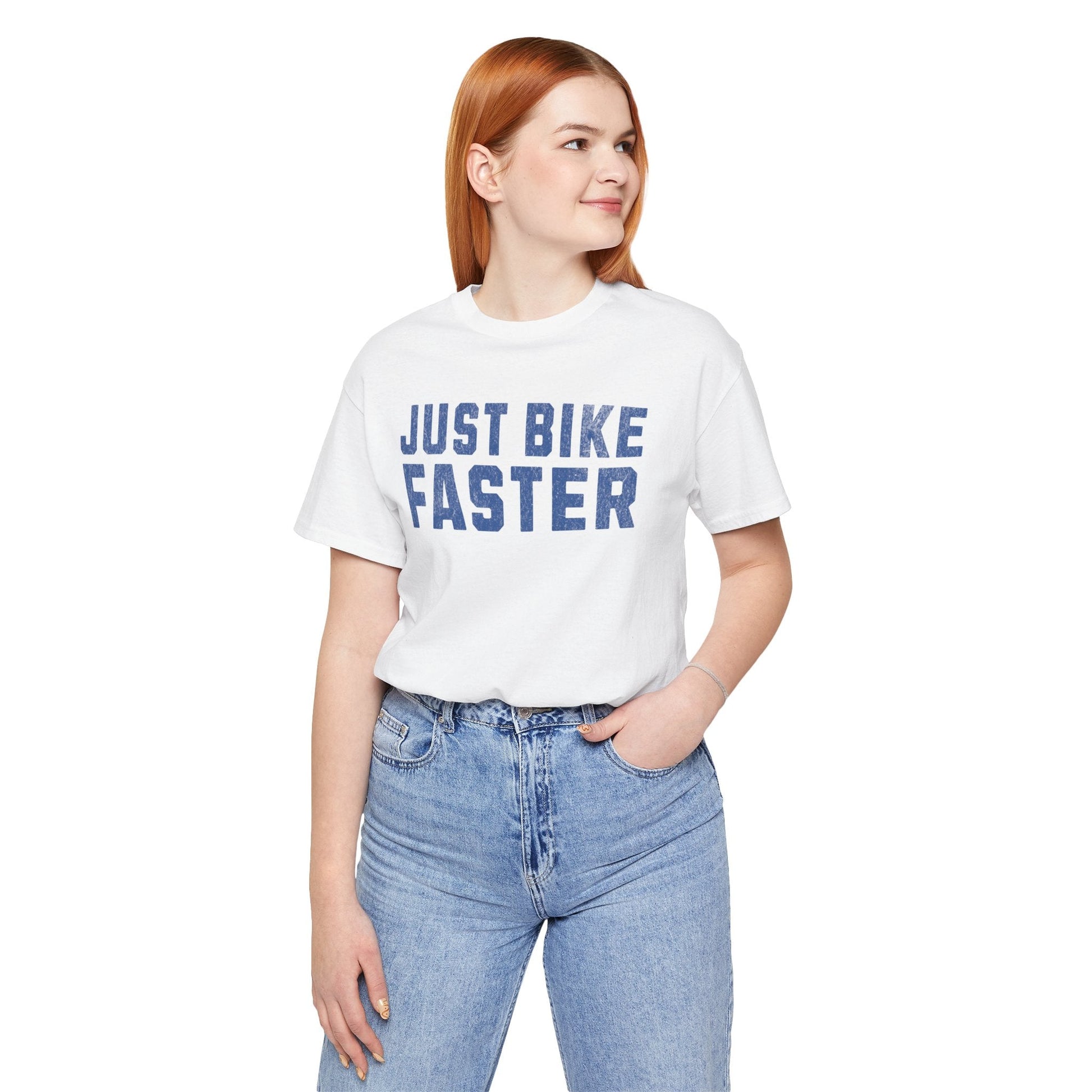 Just Bike Faster Tee - Unisex - Forward Gear Athletics