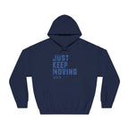 Just Keep Moving Forward - DryBlend® Hooded Sweatshirt - Forward Gear Athletics