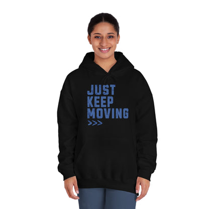 Just Keep Moving Forward - DryBlend® Hooded Sweatshirt - Forward Gear Athletics