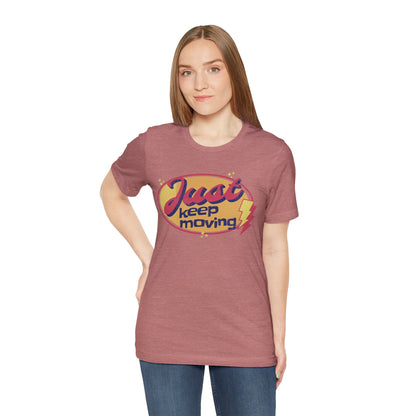 Just Keep Moving - Retro Flash - Unisex - Forward Gear Athletics