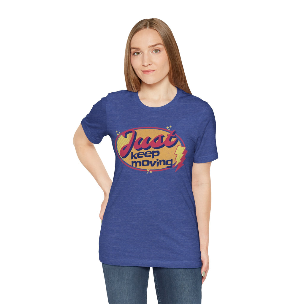 Just Keep Moving - Retro Flash - Unisex - Forward Gear Athletics