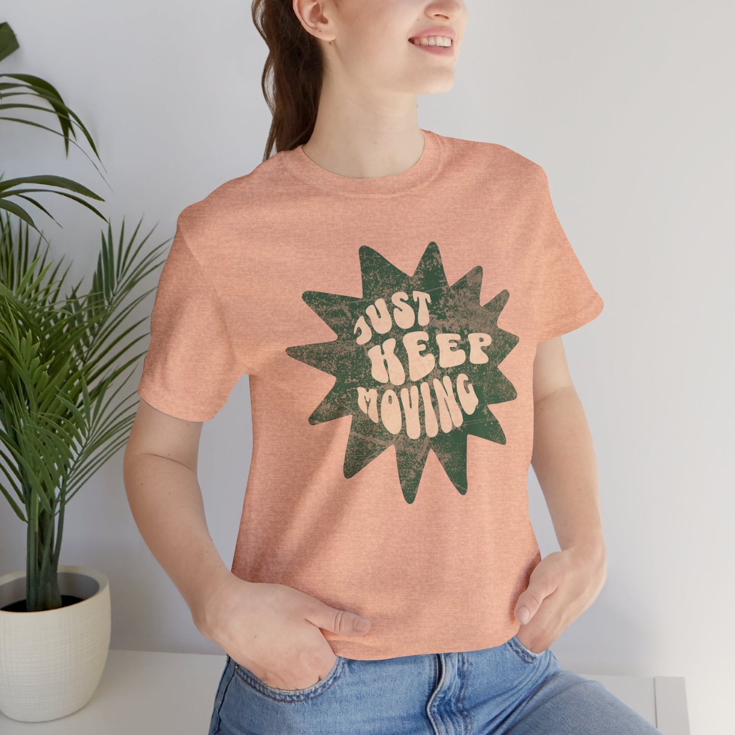 Just Keep Running - No Bad Vibes - Run T-Shirt - Forward Gear Athletics