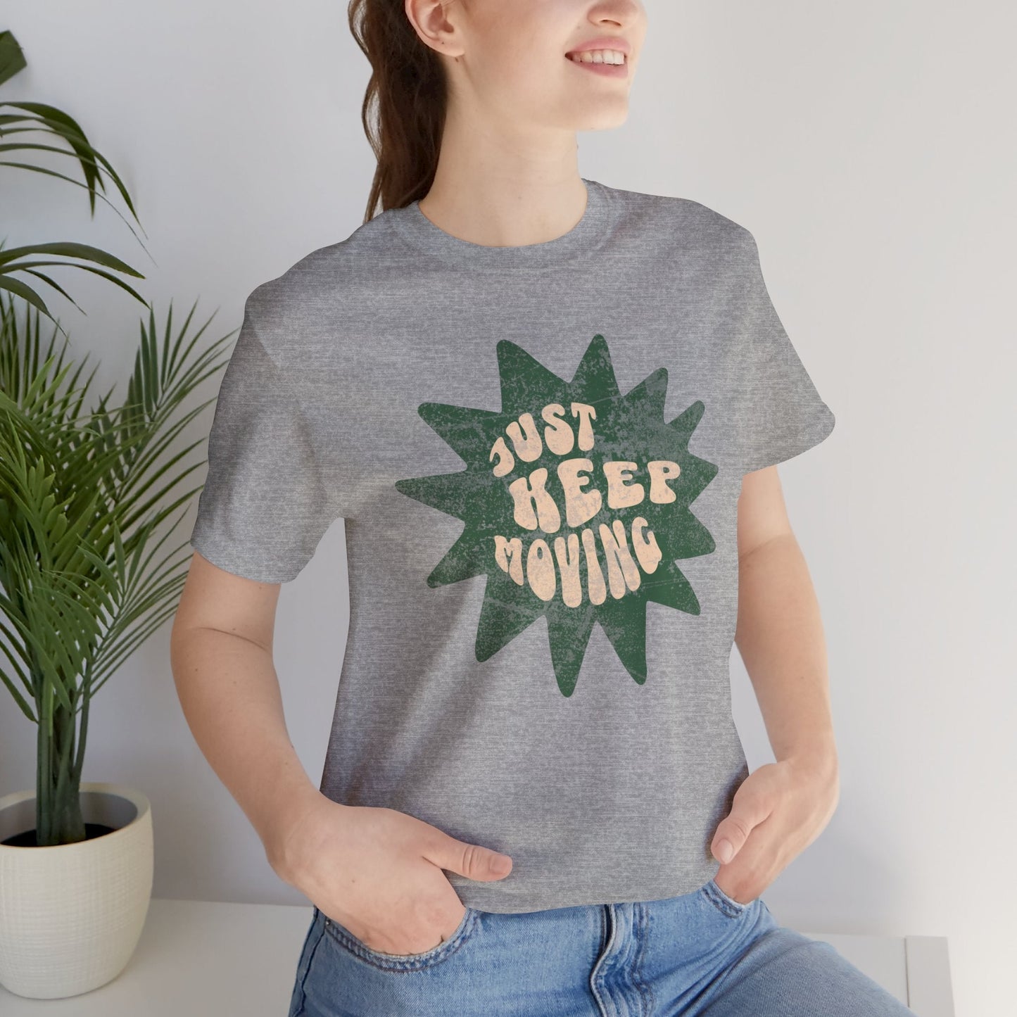 Just Keep Running - No Bad Vibes - Run T-Shirt - Forward Gear Athletics