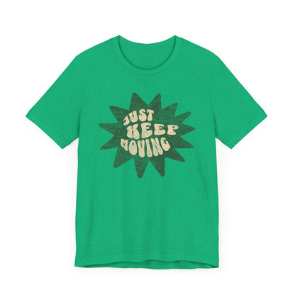 Just Keep Running - No Bad Vibes - Run T-Shirt - Forward Gear Athletics