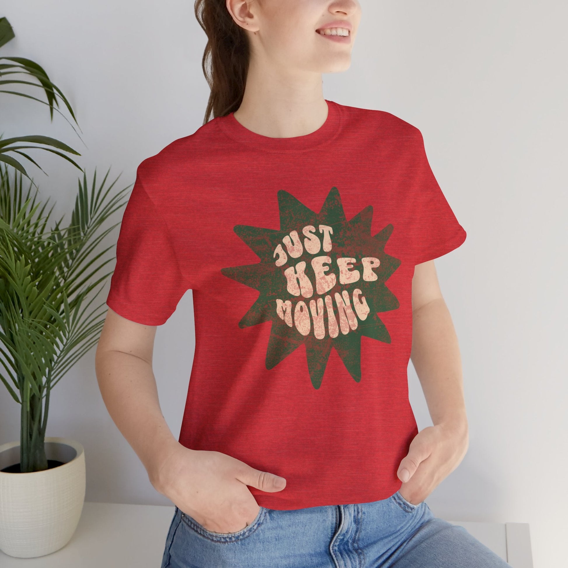 Just Keep Running - No Bad Vibes - Run T-Shirt - Forward Gear Athletics