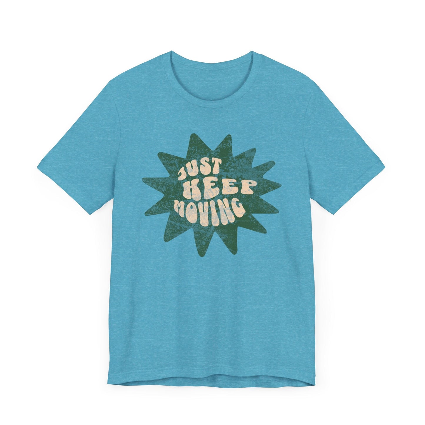 Just Keep Running - No Bad Vibes - Run T-Shirt - Forward Gear Athletics