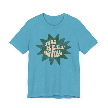 Just Keep Running - No Bad Vibes - Run T-Shirt - Forward Gear Athletics