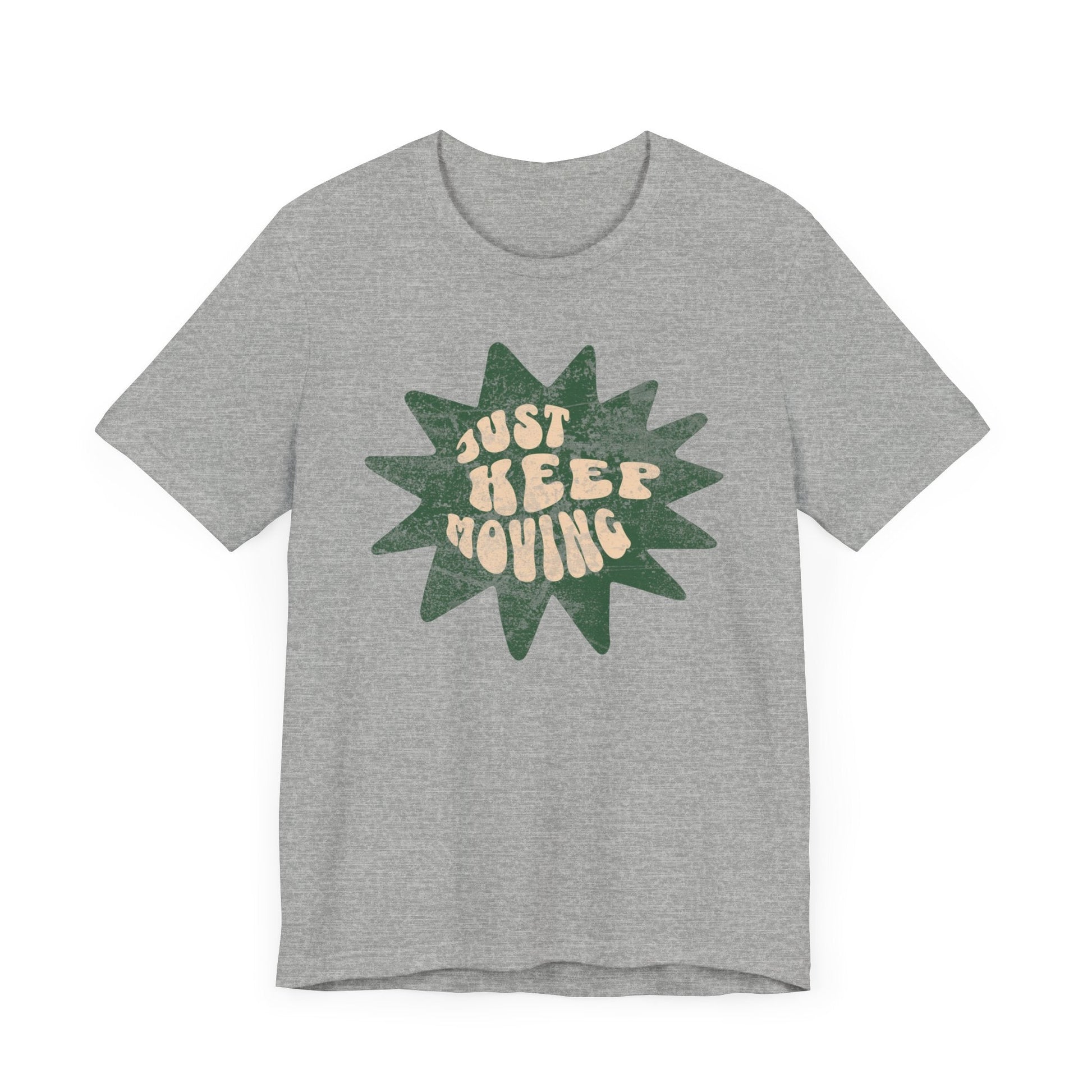 Just Keep Running - No Bad Vibes - Run T-Shirt - Forward Gear Athletics