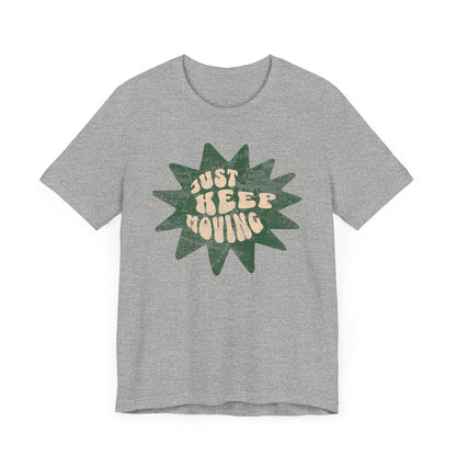 Just Keep Running - No Bad Vibes - Run T-Shirt - Forward Gear Athletics