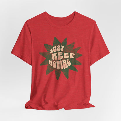 Just Keep Running - No Bad Vibes - Run T-Shirt - Forward Gear Athletics