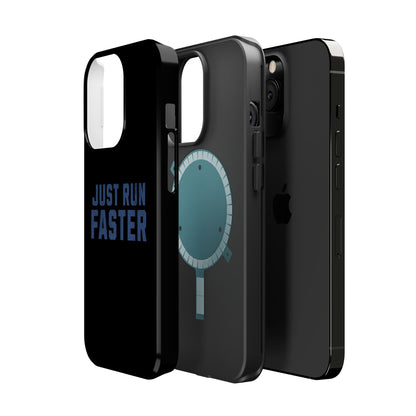 Just Run Faster - Magnetic Tough iPhone Case - Forward Gear Athletics