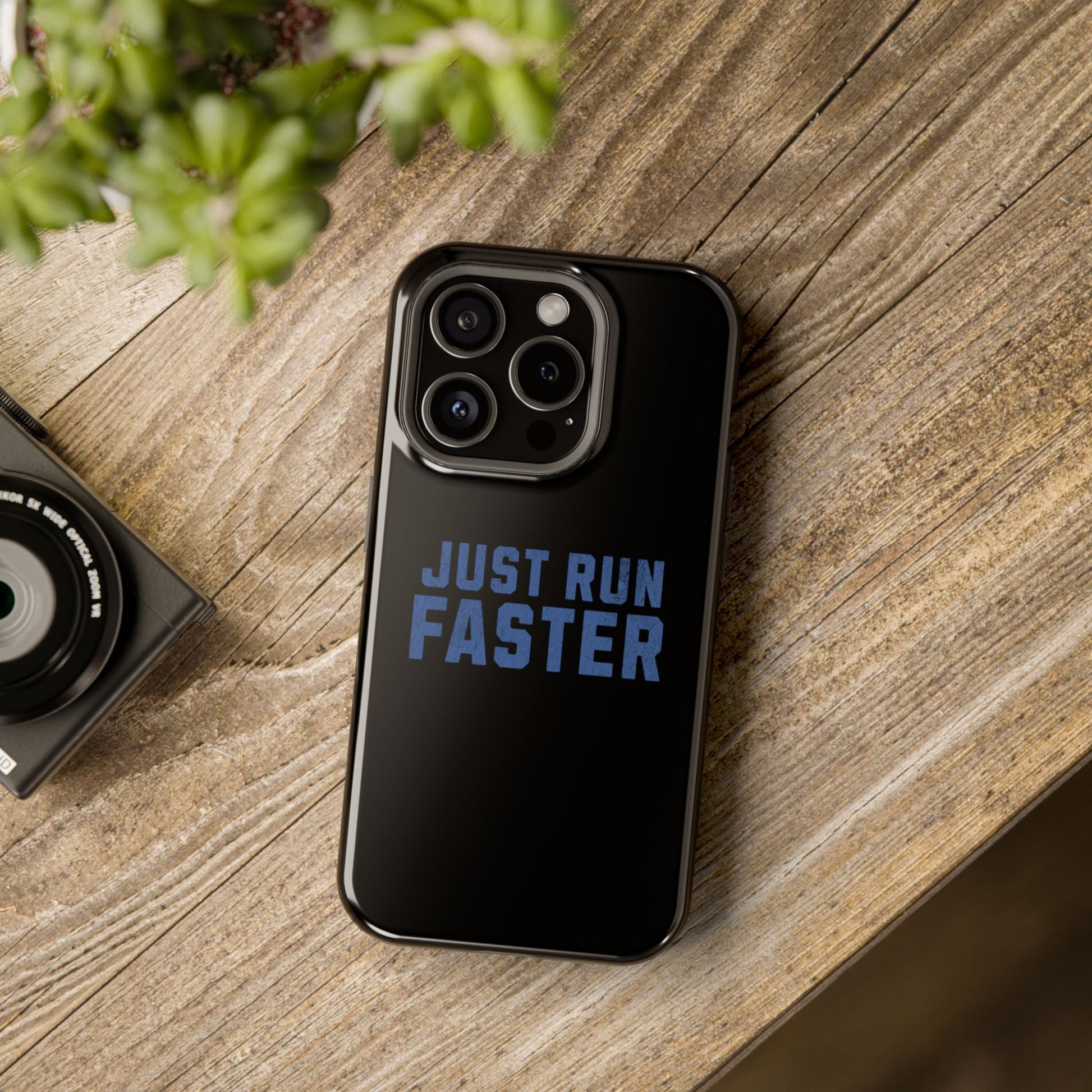 Just Run Faster - Magnetic Tough iPhone Case - Forward Gear Athletics