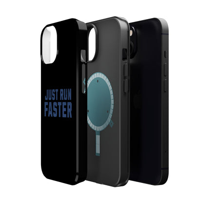 Just Run Faster - Magnetic Tough iPhone Case - Forward Gear Athletics