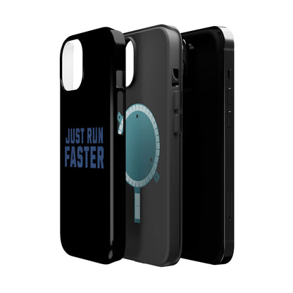 Just Run Faster - Magnetic Tough iPhone Case - Forward Gear Athletics