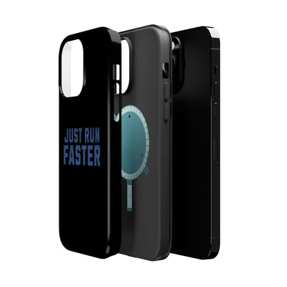 Just Run Faster - Magnetic Tough iPhone Case - Forward Gear Athletics