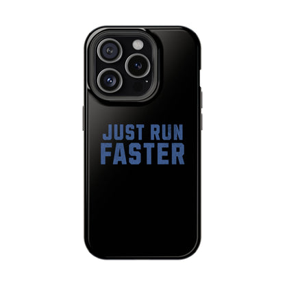 Just Run Faster - Magnetic Tough iPhone Case - Forward Gear Athletics