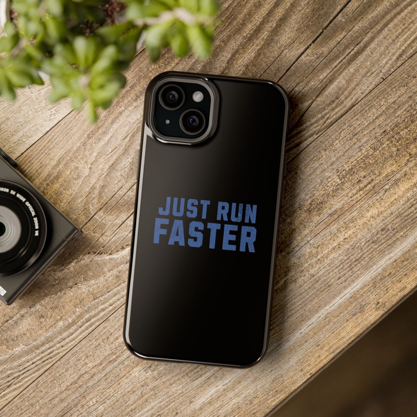 Just Run Faster - Magnetic Tough iPhone Case - Forward Gear Athletics