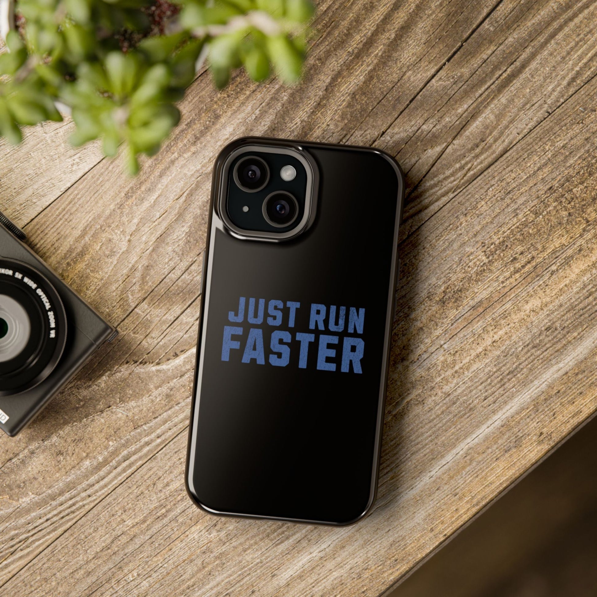 Just Run Faster - Magnetic Tough iPhone Case - Forward Gear Athletics