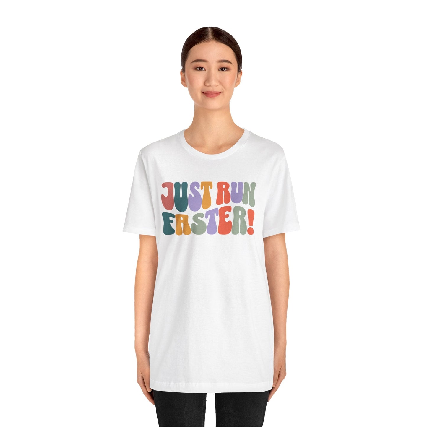 Just Run Faster - Rainbow Retro - Unisex - Forward Gear Athletics