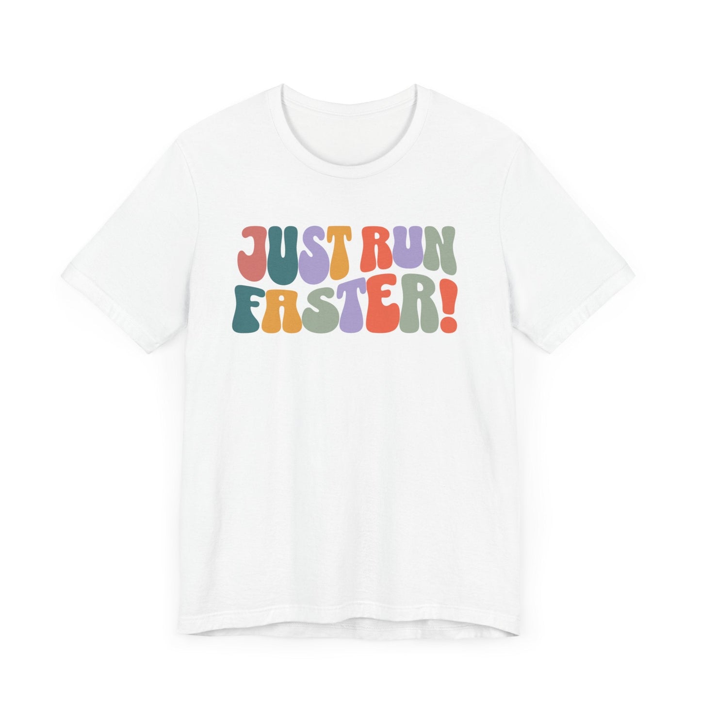 Just Run Faster - Rainbow Retro - Unisex - Forward Gear Athletics