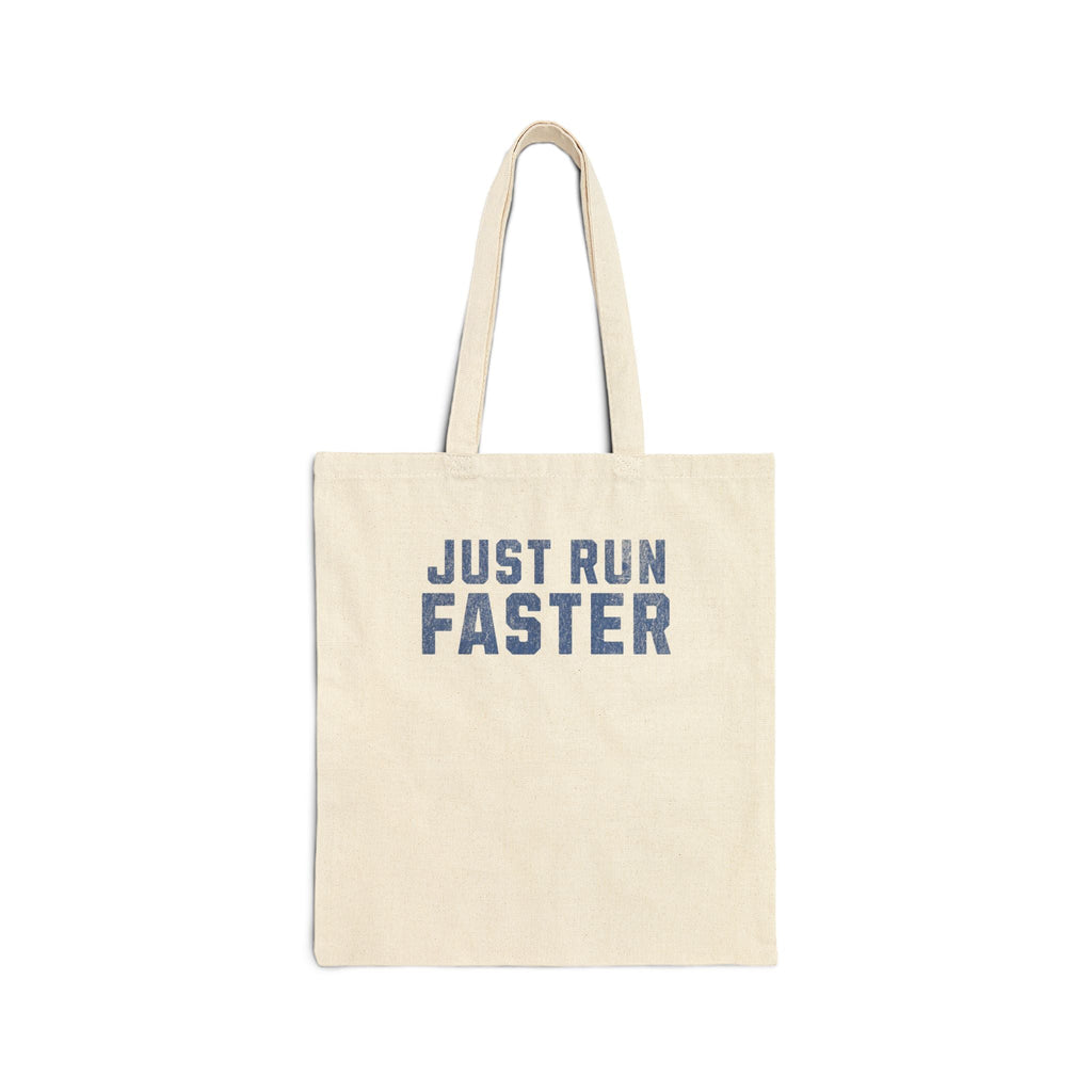 Just Swim Faster - Cotton Canvas Tote Bag - Forward Gear Athletics