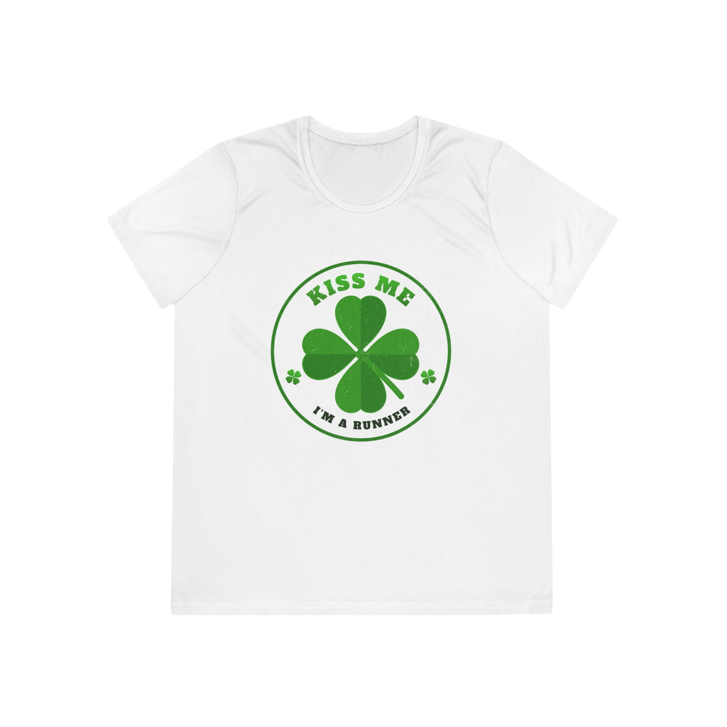 Kiss Me I'm a Runner - Ladies Competitor Tee - Forward Gear Athletics