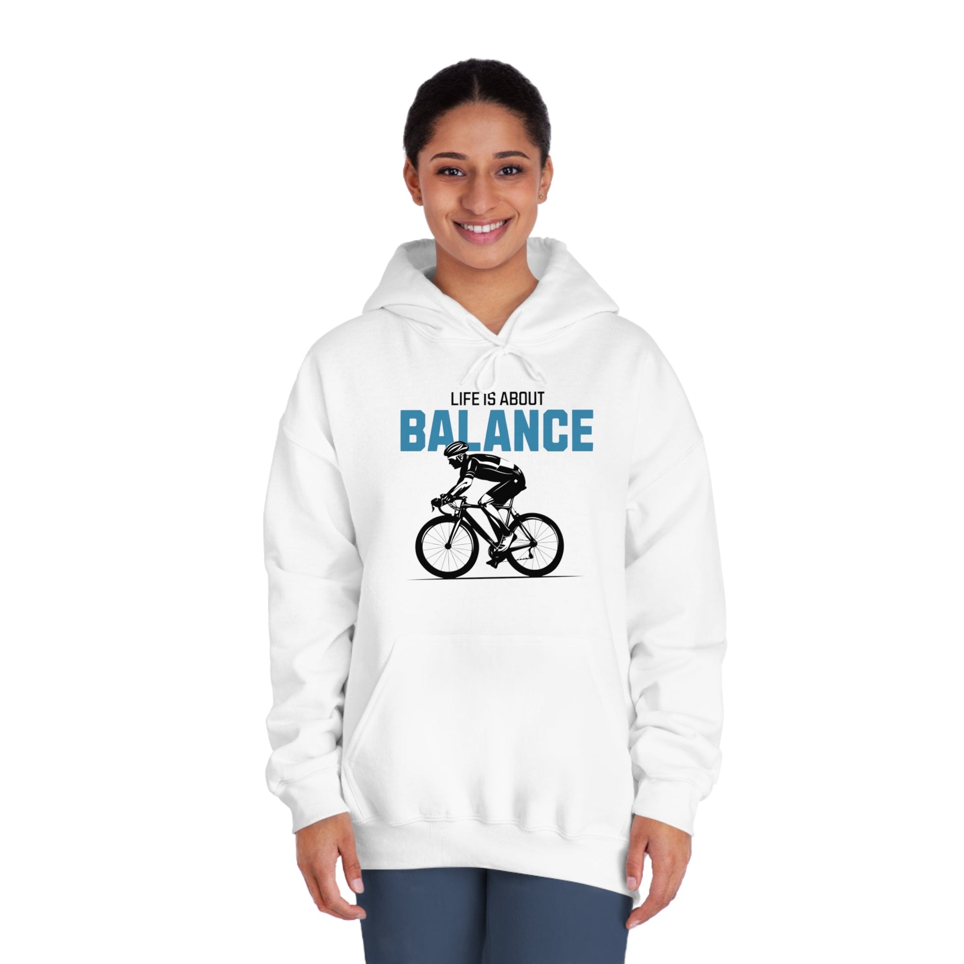 Life is About Balance Hoodie - Cycling - Unisex - Forward Gear Athletics