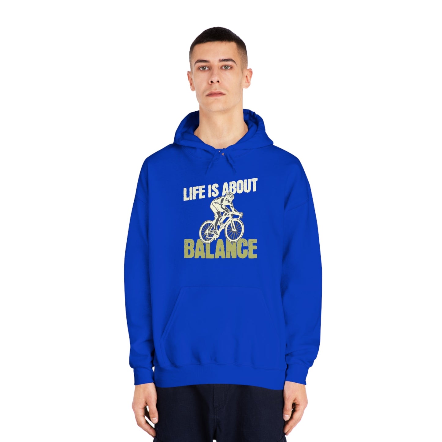 Life is About Balance Hoodie - Moss - Cycling - Unisex - Forward Gear Athletics