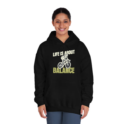 Life is About Balance Hoodie - Moss - Cycling - Unisex - Forward Gear Athletics