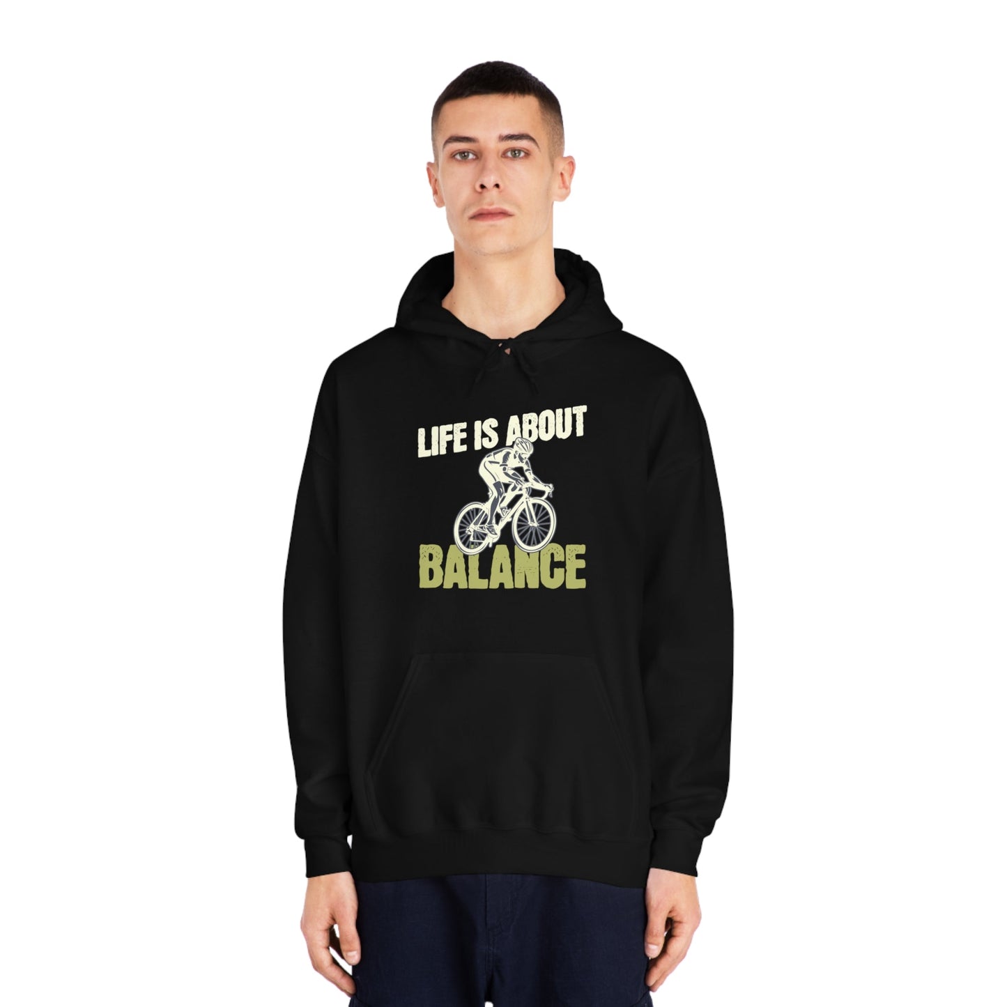 Life is About Balance Hoodie - Moss - Cycling - Unisex - Forward Gear Athletics